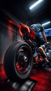 The 2024 Ducati Panigale V4R matching the 26 RSV4 with over 220WHP and almost 100 less CC’s!! The 23/24 V4R is definitely a brutal bike in the power department. Not even seeing a peak power number until it’s redline that’s well over 16k RPM! The dyno graph at the end represents our Stage 2 pump gas vs Stage 2 with VP Race Fuel. Our full dyno video is available on our YouTube channel now and do you think the 2026 V4R will beat this bike in power? That video is coming later this week! Parts and tu