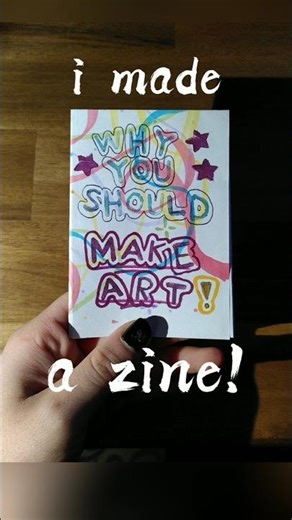 i made a zine! #zines #zine #zinemaking #zineartist #zinecommunity