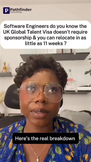 Dr. Addy Olubamiji on Instagram: "The UK Global Talent Visa is a highly sought-after immigration route that allows highly skilled professionals in software engineering, AI, data science, and cybersecurity to live and work in the UK without needing a job offer or employer sponsorship. This visa is designed to attract global talent and offers you the freedom to thrive, innovate, and contribute to the UK’s booming tech sector. Here’s what makes the UK Global Talent Visa stand out: 1. No sponsorship