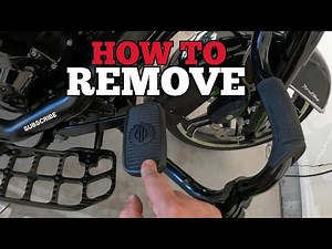 How To Remove Harley Bagger Brake Pedal Cover