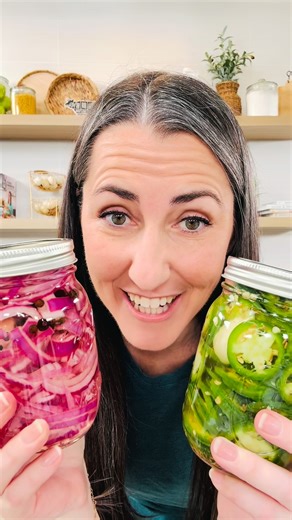Pickled red onions, cucumbers, and jalapeños—three quick, easy staples that add a tangy punch to just about everything. Toss them on tacos, burgers, salads, sandwiches, or snack on them straight from the jar. They’re crisp, flavorful, and super simple to make with just vinegar, a little sugar, salt, and your veggie of choice. Make one or make all three... they won’t last long in the fridge! https://thestayathomechef.com/pickled-jalapenos/ https://thestayathomechef.com/pickled-red-onions/ https:/