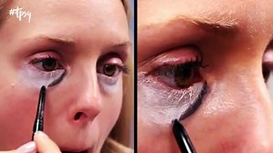 Easy Creepy Doll Makeup That'll Seriously Spook Everyone