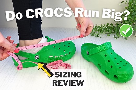 Do Crocs Run Big or Small? - A Review (photos) - Wearably Weird