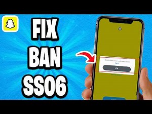 How To Fix Snapchat Device Ban SS06