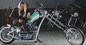 RECKLESS LOVE Singer OLLI HERMAN Gets His Dream Harley-Davidson Bike, 'Penelope'