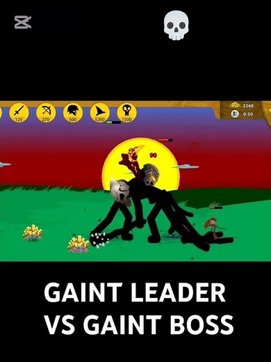 Stick war legacy griffon the great vs final boss gaint #shorts #war #stickman 🗿
