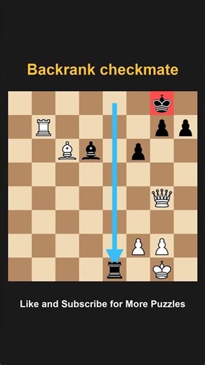 Can You Find the Checkmate in One? ♟️ Chess Puzzle Shorts