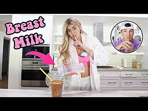 I PUT BREAST MILK IN HIS COFFEE TO SEE IF HE NOTICES!!
