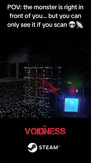 POV: the monster is right in front of you… but you can only see it if you scan 💀📡 #games #gaming #horror