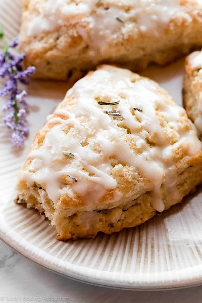 Buttermilk Lavender Scones - Sally's Baking