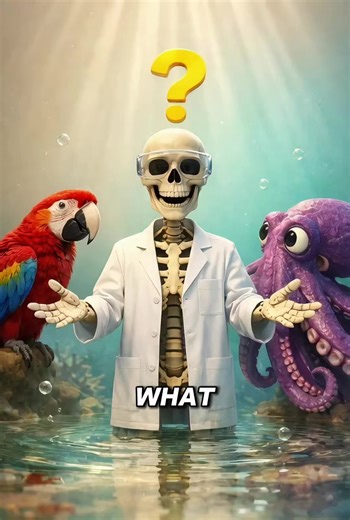 What happens if you breed a parrot with an octopus? #hybrid #whatif #hybridanimals