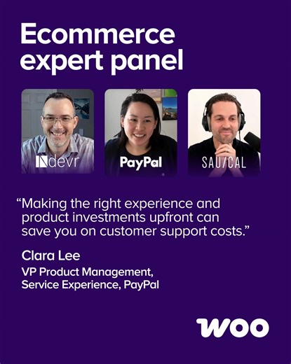 Where does it pay to invest vs. save? Watch a group of ecommerce experts deep dive on managing costs for scaling businesses. | WooCommerce | Facebook
