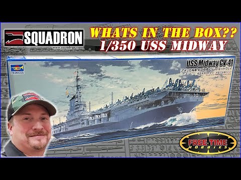 1/350 Trumpeter USS Midway CV-41 What's In The Box?? First Look Review
