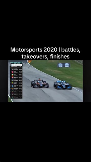 Rosenqvist(black) vs O’Ward (Orange) for the lead 🏎️ #motosport #racecar #race #speed #f1