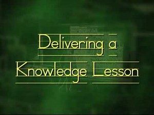 Canadian Forces - Delivering a Knowledge Lesson