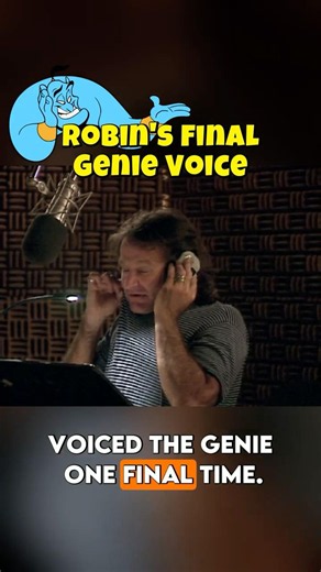Robin Williams Final Genie Voice 🧞#aladdin #disneyshorts