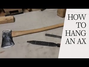 How to put a handle on an Ax