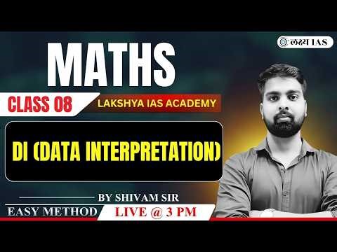 Maths: DI (Data Interpretation) | Class 09 | Foundation Batch by Shivam Sir