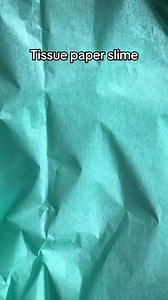267_Tissue Paper Slime #nickpainting #slime #slimemixing #tissuepaper | Pukeeche
