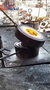 Manufacturing process of welding neck flanges
