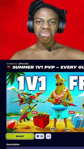 ISHOWSPEED REVEALS HOW TO GET ALL SKINS IN FORTNITE 🎁😱 #fortnite #shorts