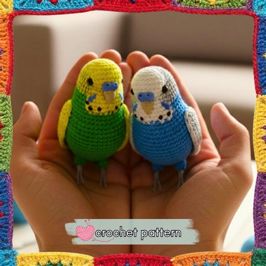 Crochet Pattern Parrot Friends : Easy Amigurumi Toy (PDF Pattern - Digital Download) - Etsy