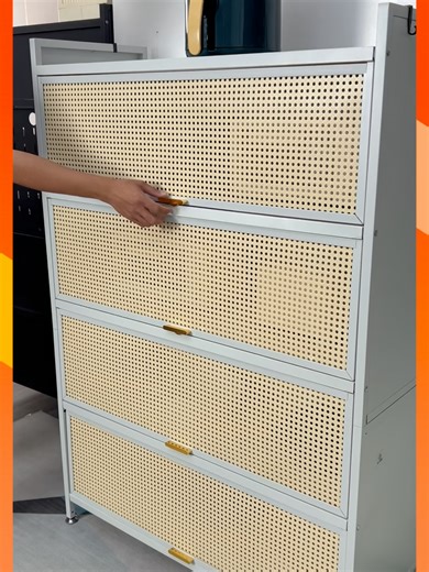 Stylish Rattan Kitchen Cabinet for Modern Spaces