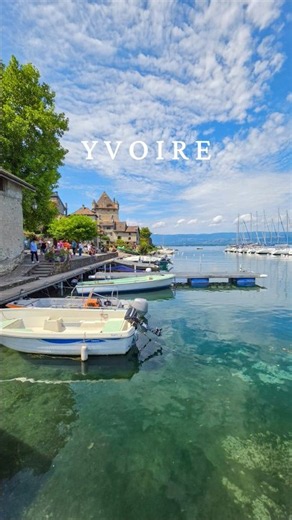 One of France’s most beautiful villages! 🇫🇷 #yvoire #france #travel