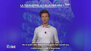 The Cube : la Tour Eiffel a-t-elle pris feu?