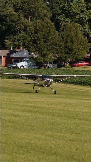Cessna 140 landing #aviation #airplane #landing #fyp #runway #flight #canon #tailwheel #pilot