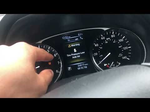 Nissan Rogue – How to brighten instrument panel