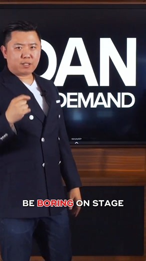 Visualize this: there’s a black box hiding your presence every time you speak—and it’s why people forget you the moment you walk off stage. Get out of that box. Step forward. Command attention. You’re not here to blend in. You’re here to dominate the room and leave them wanting more. The moment you break free from that “invisible barrier,” you own the stage—and your message sticks. Which part of your speaking do you need to break out of that box? Comment below and let’s fix it together. | Dan Lo