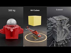 The MOST SATISFYING Blender 3D Physics Compilation | 7 Minutes of Oddly Relaxing Simulations