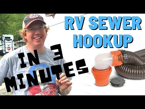 HOW TO SET UP RV SEWER HOSE-Quick and Easy
