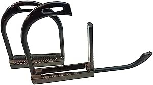 5" Rainbow Multi Color Horse Riding Safety Stirrups Irons Gloss Finish Fillis English Riding Protection Saddle Stainless Steel Equestrian