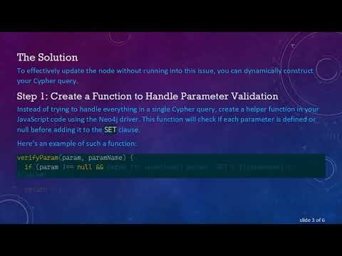 Updating Neo4j Nodes with Conditional SET in Cypher
