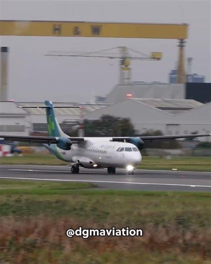 Aer Lingus (G-CMMN) : ATR 72-600 : Belfast City Airport (BHD) : 14th October 2025
