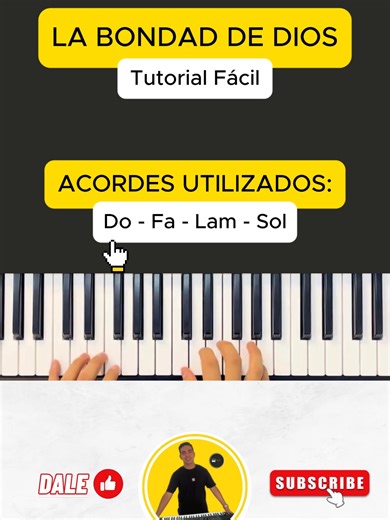 La Bondad de Dios - Tutorial Fácil #piano #aprendepiano #pianodesdecero #pianofacil #pianocristiano #iglesia #cristianos #cristiana #evangelio #tutorialdepiano #clasesdepiano #cursodepiano #easypiano #pianoeasy #adoracioncristiana #adoración #aprende #teclado #comotocarpiano