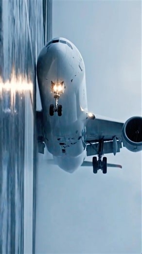 Extreme Crosswind Landing in Severe Storm ✈️ | Ultra-Realistic Aviation#shorts