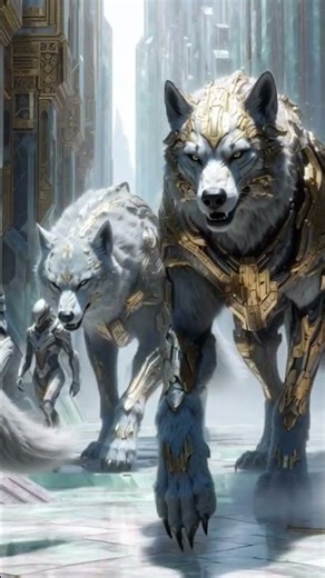 Armored Alien Wolves