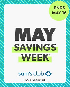 1.9K reactions · 79 shares | All these savings. For 9 whole days. That’s right. May Savings Week is online and in club, through May 16. | Sam's Club | Facebook