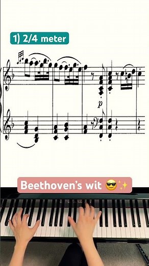 Beethoven Day 7 [Beethoven’s wit and experimentation in sonata No.6] #beethovenpianosonata #pianotip