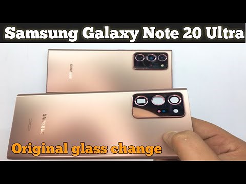 Samsung galaxy note 20 ultra back glass change