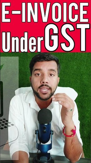 E - Invoice Under GST #gst #einvoice #einvoicing