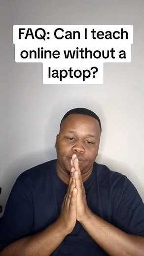 ¿Puedo enseñar en línea sin una laptop?