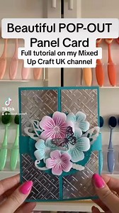 Make this gorgeous Pop-Out card! Full tutorial on my Mixed Up Craft YT channel! | Mixed Up Craft