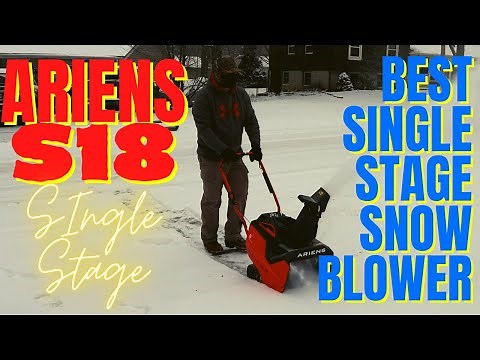 Ariens S18 Single Stage Snow Blower/Thrower ► In Action Review!