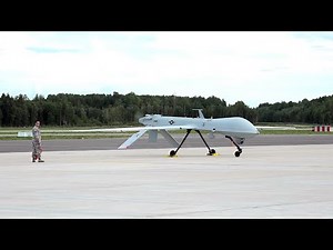 First US deployment of high tech drones in Europe