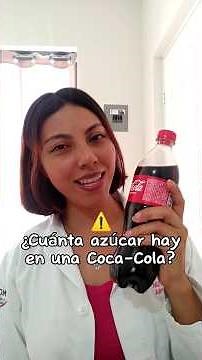 ¿Cuánta azúcar tiene una Coca-Cola? #nutricion #azúcar #cocacola #salud