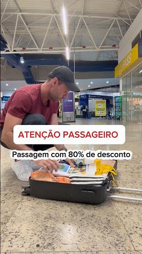 Passagem aérea 80% mais barata - Tarifa Emergencial